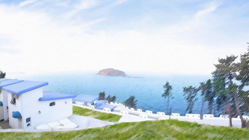 Blue & White Pension ナムヘ エクステリア 写真